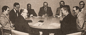 Founding Faculty newspaper clipping