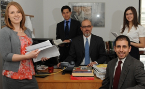 Georgia State Law Professor Jonathan Todres and students