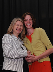 Dean Kelly Timmons with awardee Jane “Danny” Vincent