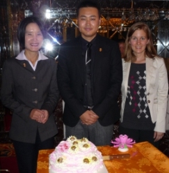 Professor Jessica D. Gabel celebrated her birthday while in China
