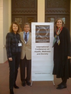 L to R: Professor Sylvia Caley, Dr. Robert Pettignano, and Professor Lisa Bliss