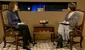 Professor Sylvia Caley and TV host Angie Wright-Rheaves