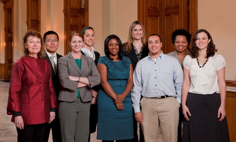 Professor Sylvia Caley and Health Legislation and Advocacy students 